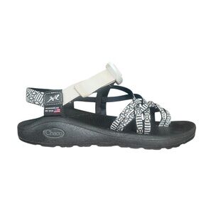 Chaco Black and White Sandals